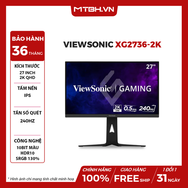 MÀN HÌNH LCD VIEWSONIC XG2736-2K 27