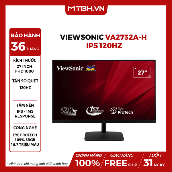 MÀN HÌNH LCD VIEWSONIC VA2732A-H 27