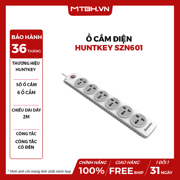 Ổ CẮM ĐIỆN HUNTKEY SZN601