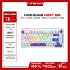Bàn Phím Cơ Machenike K600T-B82 Tri-Mode White Purple Classis RGB
