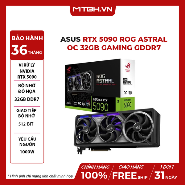 VGA ASUS RTX 5090 ROG AstraL 32GB GDDR7 OC Edition