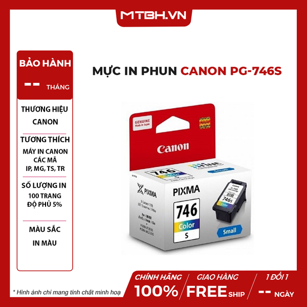 Mực in phun Canon CL-746S