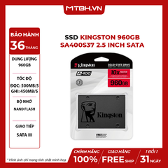 SSD Kingston 960GB SA400S37 2.5 inch SATA