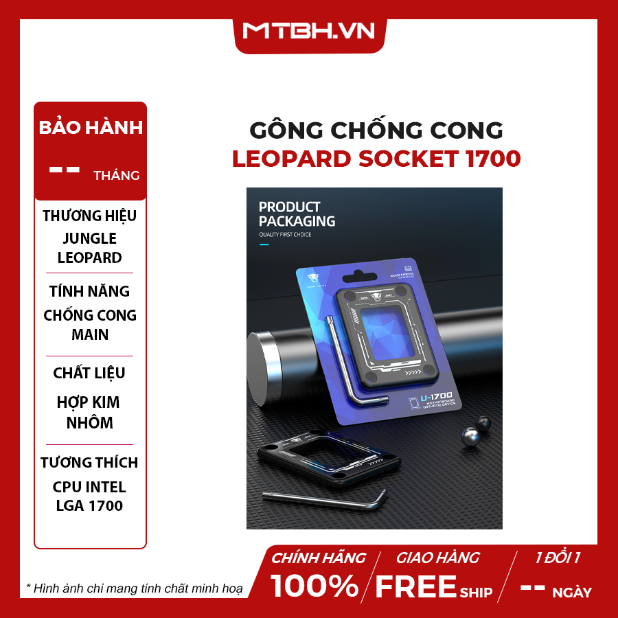 Gông Chống Cong Leopard Cho Cpu Socket 1700 – Máy Tính Biên Hòa