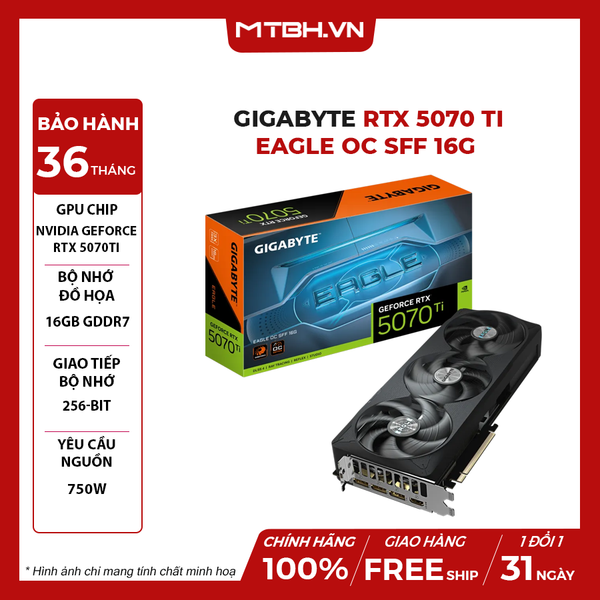 VGA Gigabyte RTX 5070 Ti EAGLE OC SFF 16G
