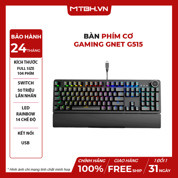 Bàn Phím Cơ Gaming GNET GK315