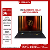 LAPTOP GAMING MSI RAIDER 18 HX AI A2XWIG-033VN Core Ultra 9 285HX | RTX 5080 16GB | 64GB RAM | 4TB SSD | 18' UHD+ MiniLED 120Hz | Win11