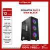 Case Xigmatek Duo X E-ATX 3Fan Black