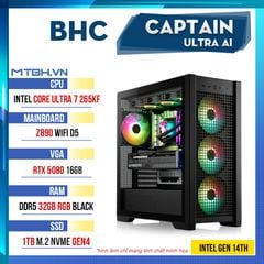 PC Gaming BHC ZEUS Ultra Ai ( Ultra 7 265KF| RTX 5080 16GB | 32GB DDR5 | Z890 | 1TB )