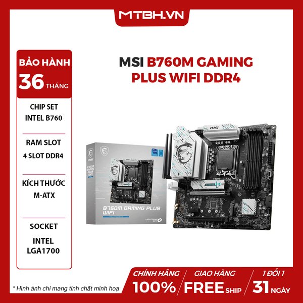 Main MSI B760M Gaming Plus WiFi DDR4