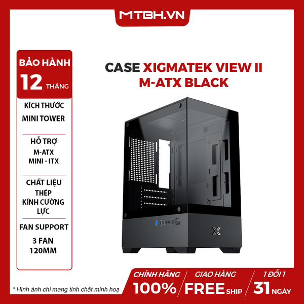 Case Xigmatek View II M-ATX Black
