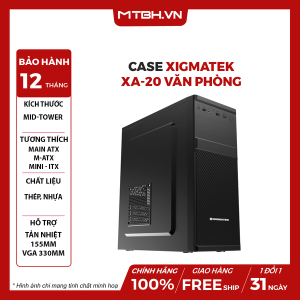 Case XIGMATEK XA-20 Văn Phòng