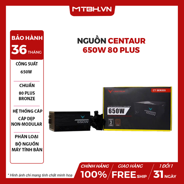 Nguồn Centaur 650W 80 Plus