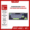 Bàn Phím Cơ Darmoshark TOP87 Tri-mode RGB Wireless