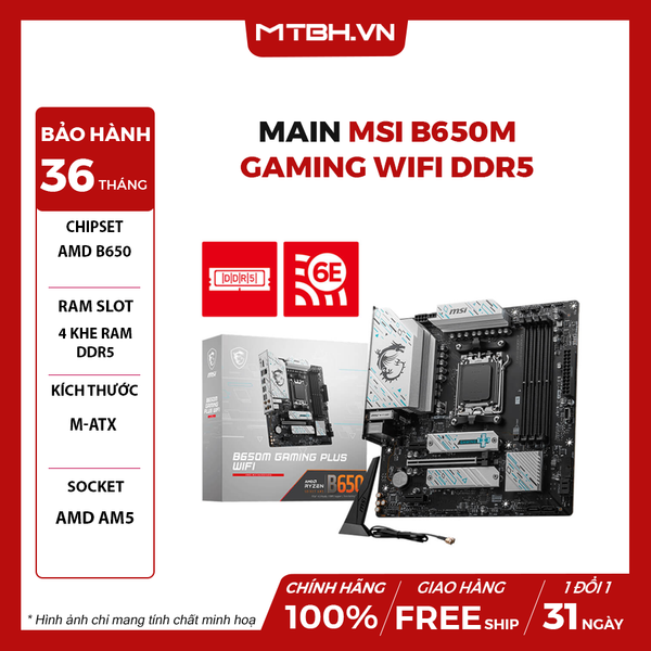 Main MSI B650M GAMING WIFI DDR5