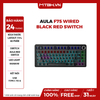 Bàn Phím Cơ AULA F75 Wired Black Red Switch