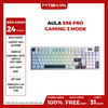 BÀN PHÍM CƠ AULA S98 PRO GAMING 3 MODE ( Xanh Dương +Trắng + Tím Đậm/ Caramel Latte Switch)