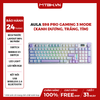 BÀN PHÍM CƠ AULA S98 PRO GAMING 3 MODE (Xanh dương + Trắng + Tím/ Nimbus V3 Switch)
