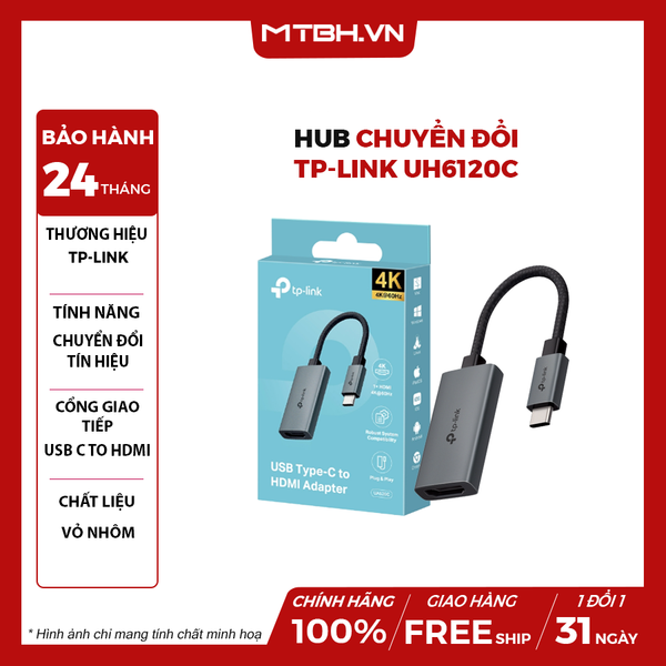 Bộ chuyển đổi TP-Link UA520C USB Type-C to HDMI