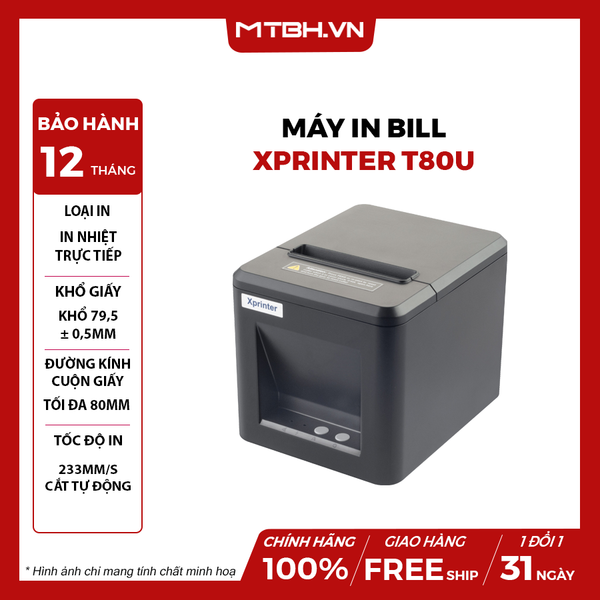 Máy in bill Xprinter T80U