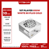 NGUỒN 1ST PLAYER 850W NGDP-GLD-850-BK-EU WHITE 80 PLUS GOLD
