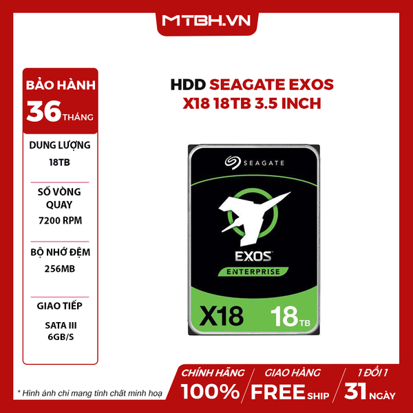 HDD Seagate EXOS X18 18TB 3.5 inch