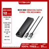 Hộp ổ cứng ORICO M.2 Sata TypeC -Tốc độ 5Gbps (PDDM2C3-G2-BK-EP) - Box SSD