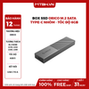 Hộp ổ cứng Orico M.2 Sata TypeC Nhôm - Tốc độ 6Gbps (M205C3-GY) - Box SSD