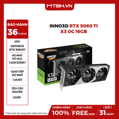VGA INNO3D RTX 5060 Ti 16GB X3 OC