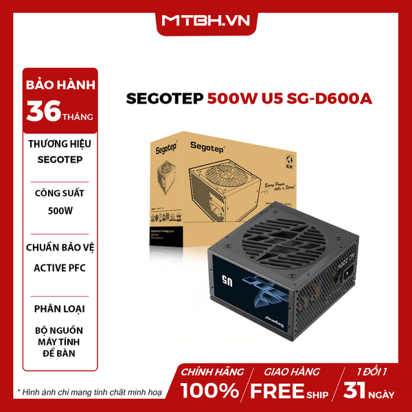 Nguồn Segotep 500W U5 SG-D600A