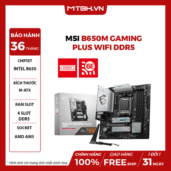 MAIN MSI B650M GAMING PLUS WIFI DDR5