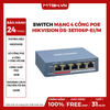 SWITCH MẠNG 4 CỔNG POE HIKVISION DS-3E1106P-EI/M