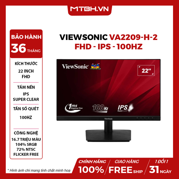 MÀN HÌNH VIEWSONIC VA2209-H-2 21.5