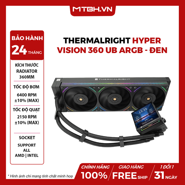Tản Nhiệt Nước Thermalright Hyper Vision 360 UB Argb - Đen