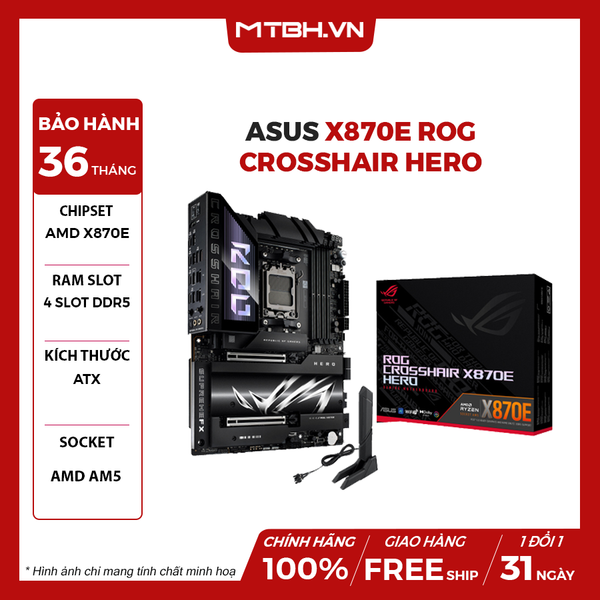 Main ASUS X870E ROG Crosshair Hero