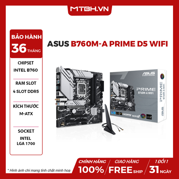Main ASUS B760M-A PRIME D5 Wifi
