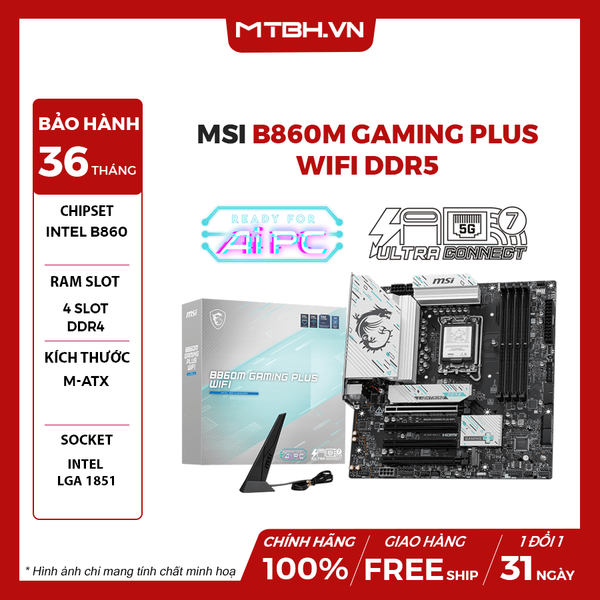MAIN MSI B860M GAMING PLUS WIFI DDR5