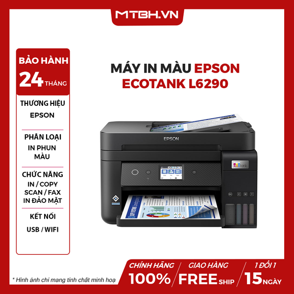 Máy in phun màu Epson Đa chức năng Ecotank L6290