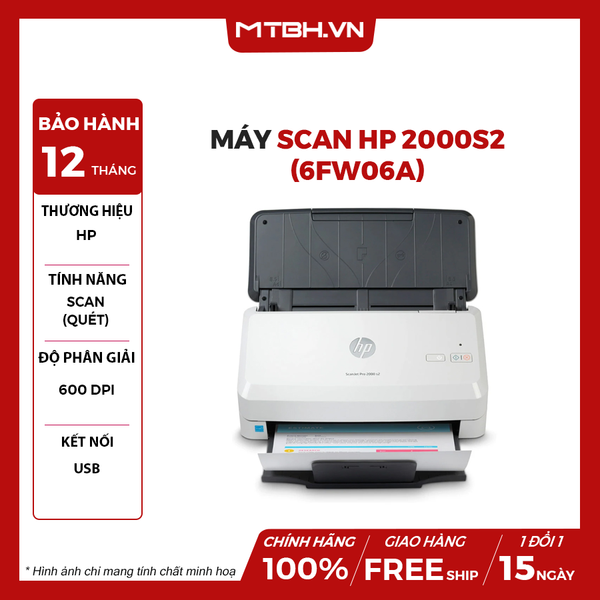 Máy Scan HP 2000S2 (6FW06A)