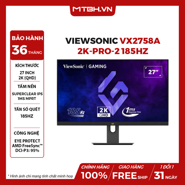 MÀN HÌNH LCD VIEWSONIC VX2758A-2K-PRO-2 27