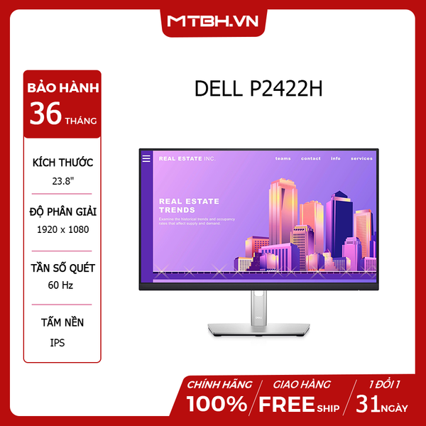 MÀN HÌNH LCD DELL P2422H 24