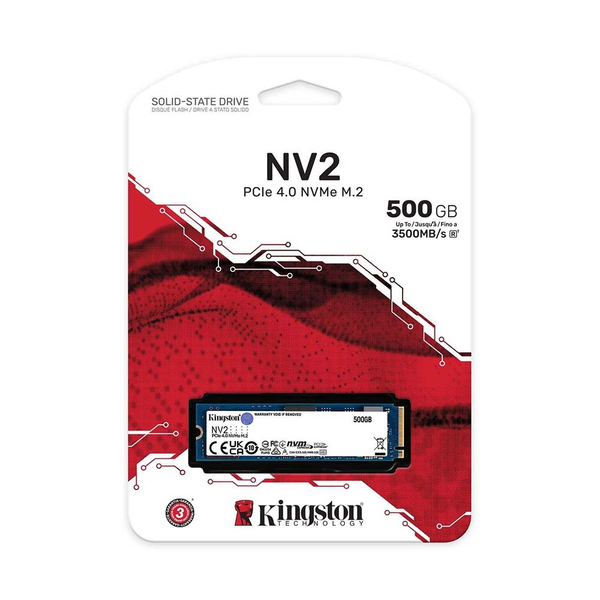 SSD Kingston 500GB SNV2S NVMe M.2 Gen 4 x 4