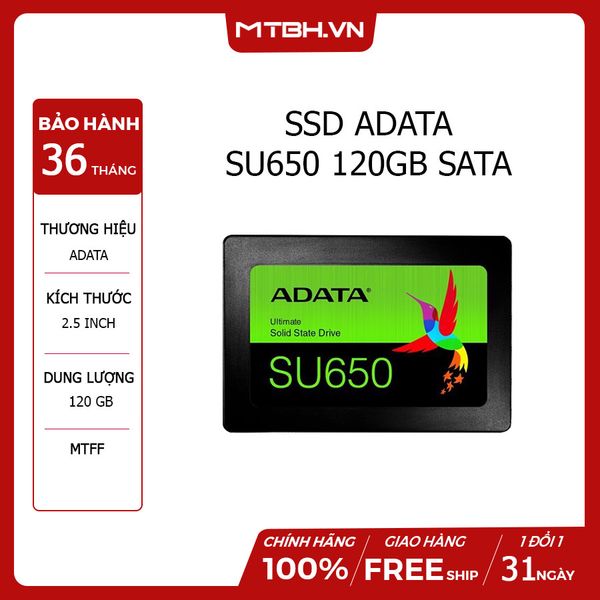 SSD ADATA 120GB SU650 SATA 2.5