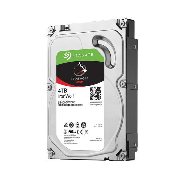 Ổ CỨNG SEAGATE IRONWOLF 4TB NAS SATA 3 5400RPM 256MB CACHE ST4000VN006