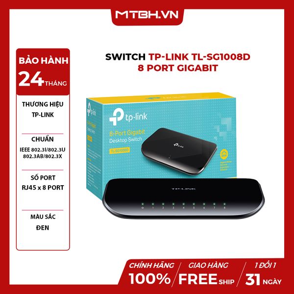 SWITCH TP-Link SG1008D 8 PORT GIGABIT