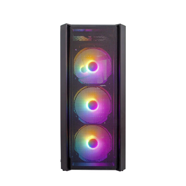 CASE 1STPLAYER V4 4 FAN LED ( BLACK - MID TOWER )