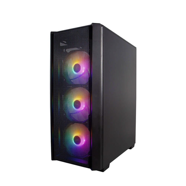 CASE 1STPLAYER V4 4 FAN LED ( BLACK - MID TOWER )