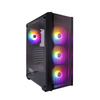 CASE 1STPLAYER V4 4 FAN LED ( BLACK - MID TOWER )