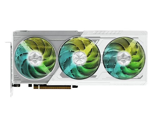VGA ASRock RX 9070 16G Steel Legend OC White