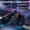 CHUỘT GAMING KHÔNG DÂY ATTACK SHARK X3 - ĐEN / Pixart 3395 / BLUETOOTH / WIRELESS 2.4G / Type-C | SIÊU NHẸ 50g